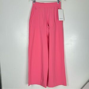 Lululemon Swift Mid-Rise Wide-Leg Pant Full Length 31" Sakura Pink Size 4